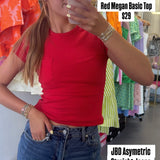 RED MEGAN BASIC TOP