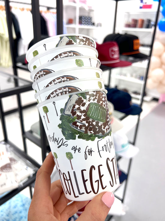 COLLEGE STATION REUSABLE CUPS