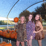 ANIMAL PRINT SEUEDE SET