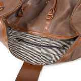 THE OXFORD DUFFEL BAG - CHOCOLATE BROWN