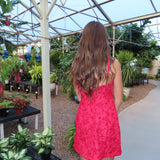 RED ANDREA MINI DRESS