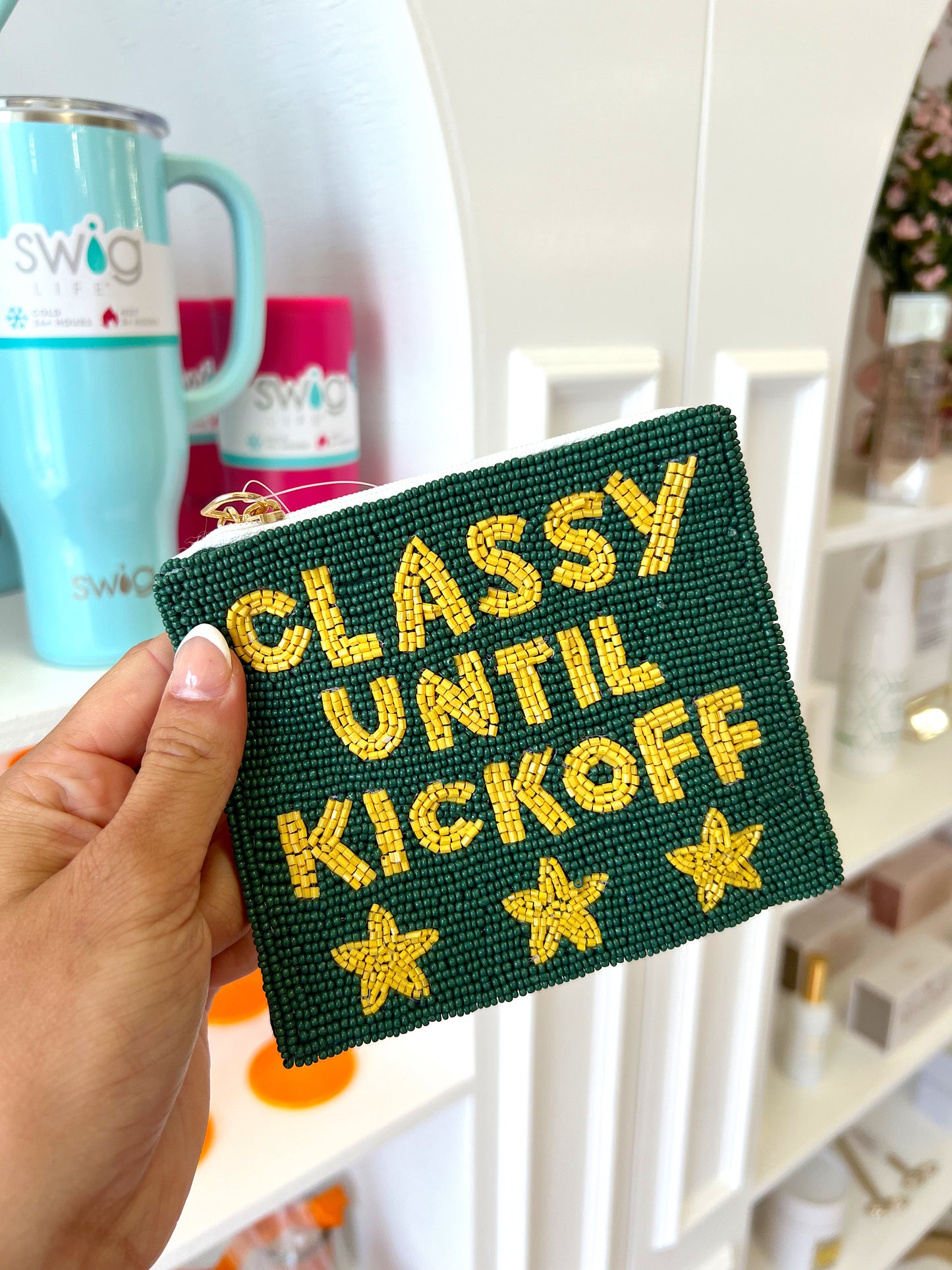 CLASSY UNTIL KICKOFF COINPURSE