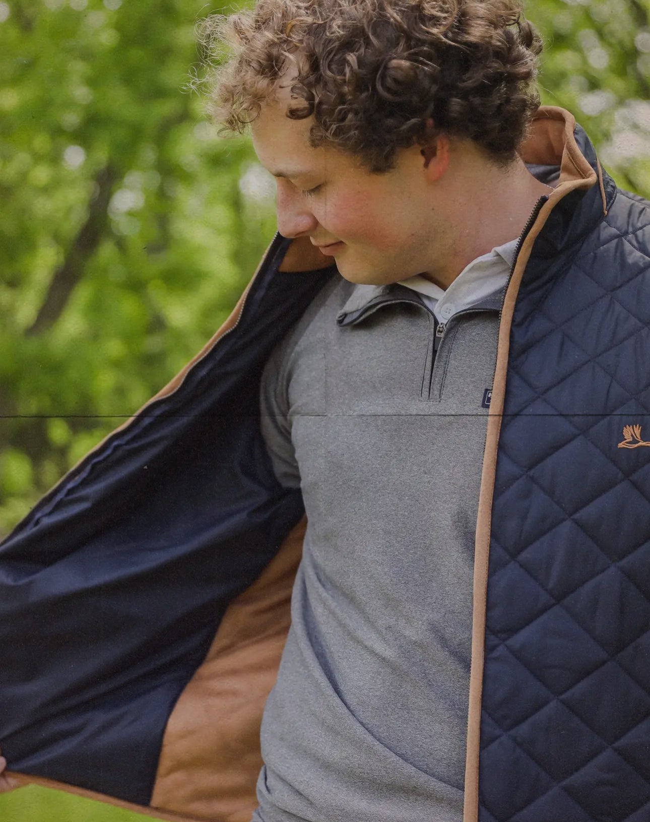 NAVY KENNEDY VEST