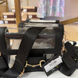 BLACK HORSEBIT CLEAR PURSE