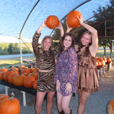 ANIMAL PRINT SEUEDE SET