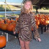 ANIMAL PRINT SEUEDE SET