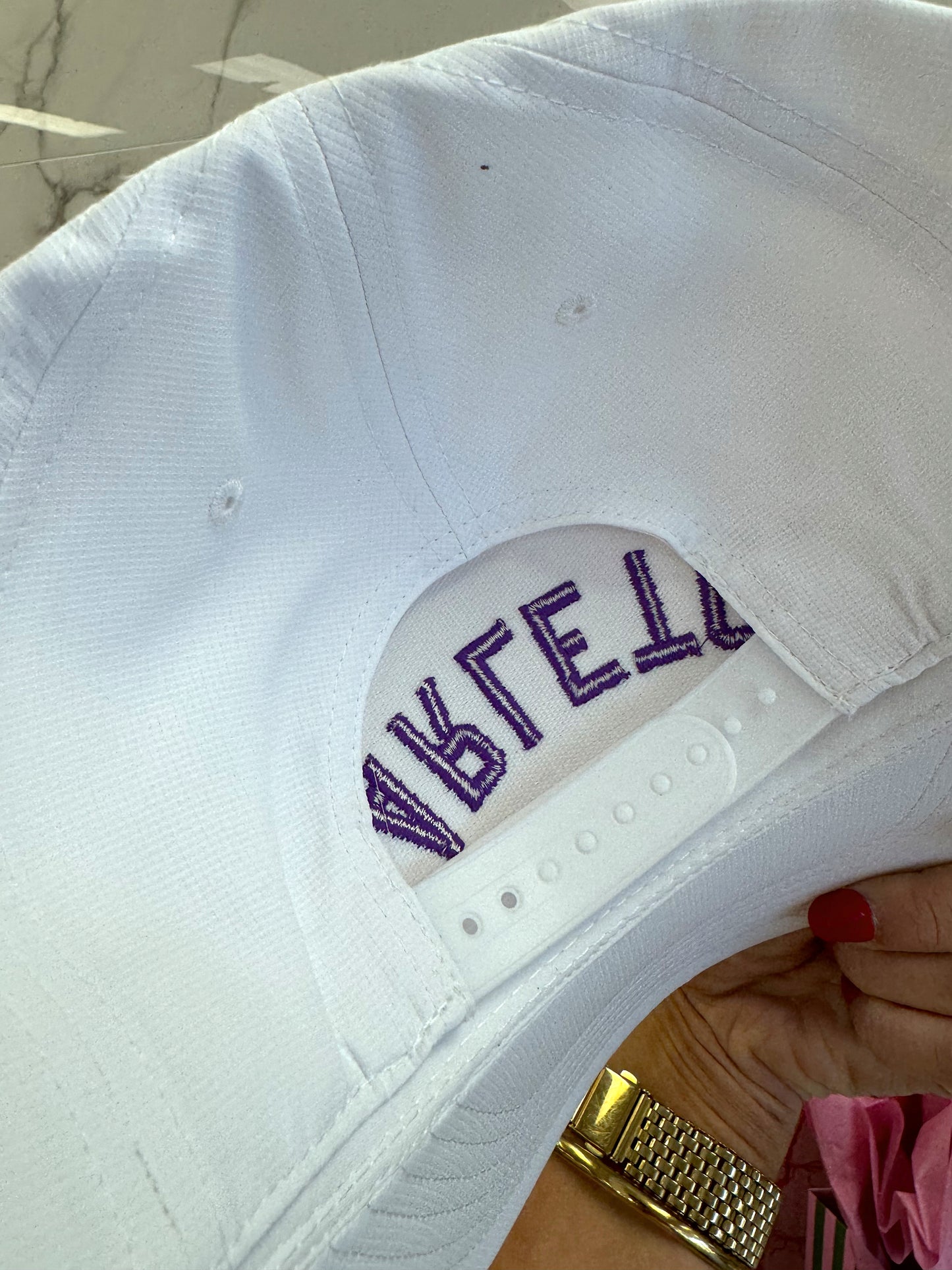 VINTAGE WHITE TARLETON HAT