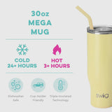 SWIG SHIMMER BUTTERCUP MEGA MUG 30oz