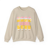 Teacher Pencil Crewneck Sweatshirt | Cute Pink & Yellow Teacher Appreciation Gift