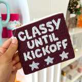 CLASSY UNTIL KICKOFF COINPURSE