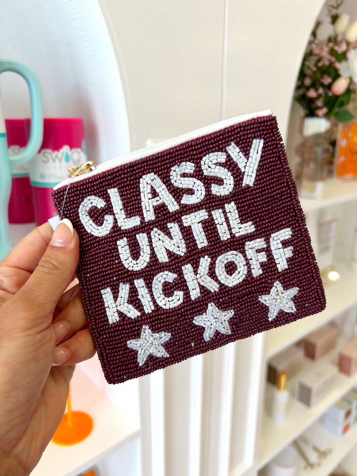 CLASSY UNTIL KICKOFF COINPURSE