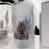 TEXAS TECH FROSTED CUPS - SET OF 8