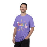 Nurse Cute Icons T-Shirt | Pastel Medical Graphic Tee for Nurses