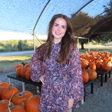 PURPLE POPPY LAYERED DRESS