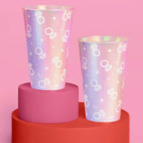 Engaged Era Bling Cups - 16 Plastic 16 Ounce Cups