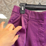 PLUM BUTTON UP SHORTS