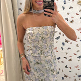 LILAC FLORAL KALILA MIDI SKIRT & TOP SET