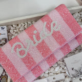 BRIDE PINK BEADED CLUTCH