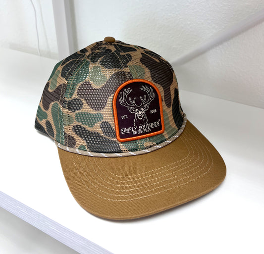 DEER CAMO SIMPLY SOUTHERN HAT