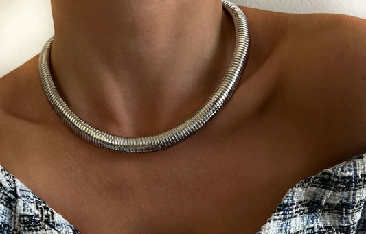 SILVER EMMA NECKLACE