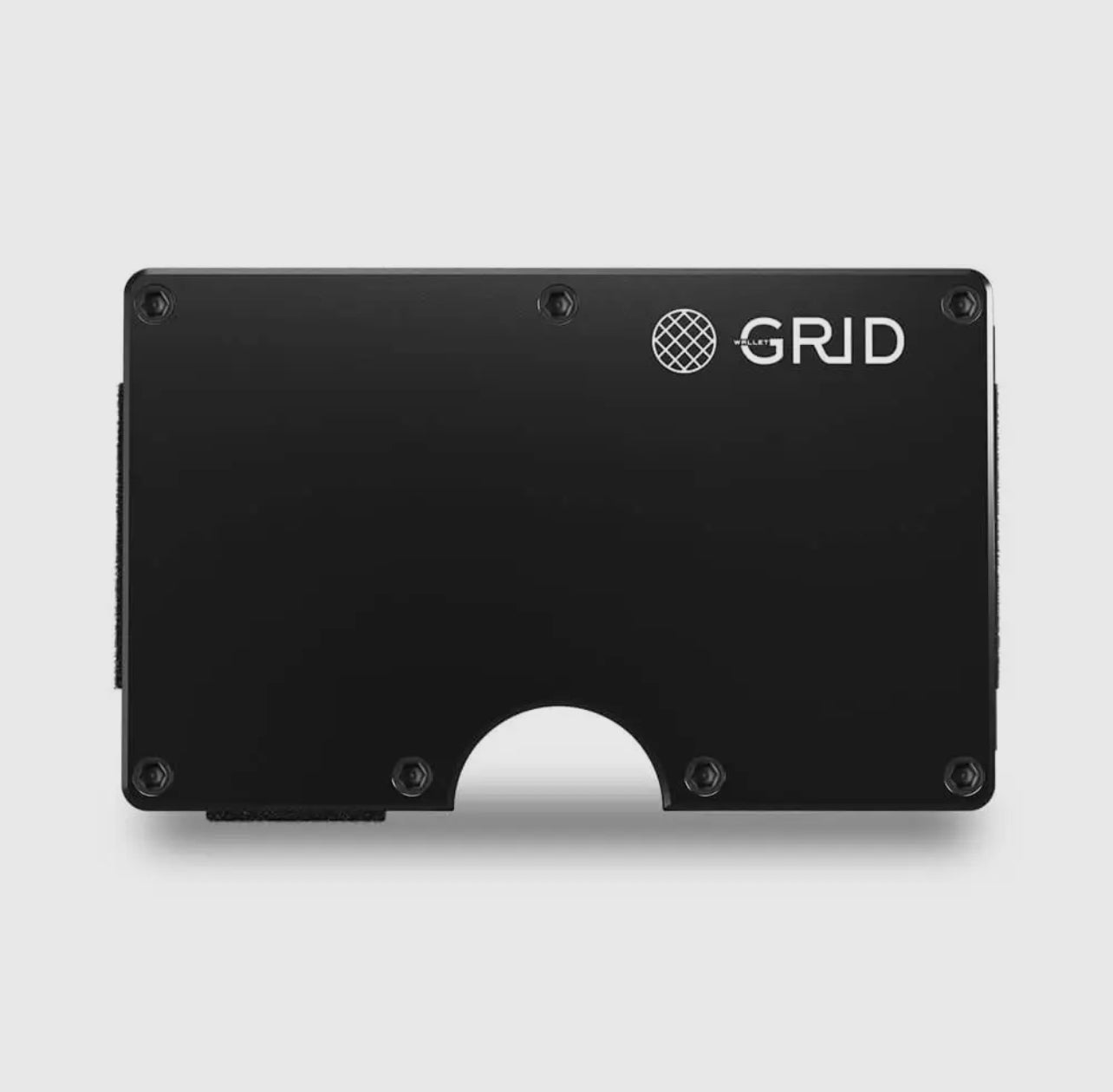 GRID WALLET - BLACK ALUMINUM