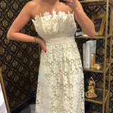 Ivory Lace Detailed Maxi Dress