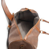 THE OXFORD DUFFEL BAG - CHOCOLATE BROWN