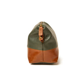 THE OXFORD TOILETRY BAG - DARK GREEN