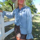 Brown Mini Skirt With Pockets