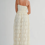Ivory Lace Detailed Maxi Dress