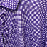 HORN LEGEND PURPLE CHECKERED LONGSLEEVE BUTTON DOWN