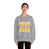 Teacher Pencil Crewneck Sweatshirt | Cute Pink & Yellow Teacher Appreciation Gift