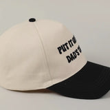 PUT IT ON MY DADS TAB HAT - BLACK