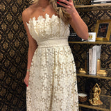 Ivory Lace Detailed Maxi Dress