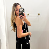 BLACK & WHITE SCALLOPED SET