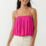 Bubble Tube Top: Hot Pink / L