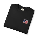 VINTAGE EMBROIDERED USA T SHIRT | UNISEX