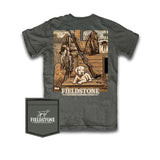 GREY PUPPY IN A TRUCK TEE - FIELDSTONE