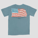 BLUE OLD GLORY GRAPHIC TEE