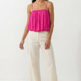 Bubble Tube Top: Hot Pink / M
