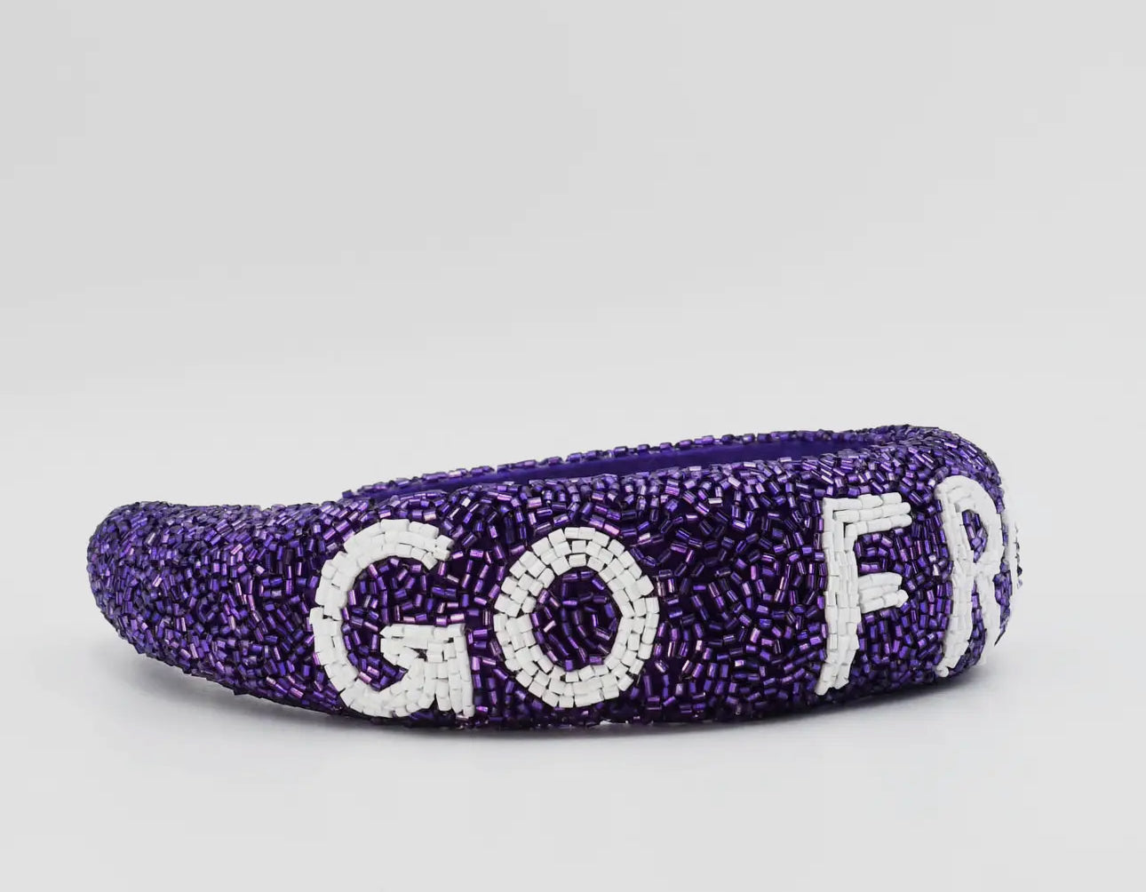 GO FROGS BEADED HEADBAND