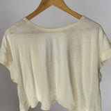 Cream Open Back Lounge Top