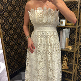 Ivory Lace Detailed Maxi Dress