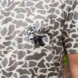 Classic Deer Camo - SS Burlebo Outdoors Pocket Tee