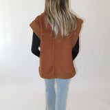 CAMEL SHERPA POCKET VEST (size medium left)