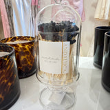 TALL GLASS JAR & 120 WOODEN MATCHES