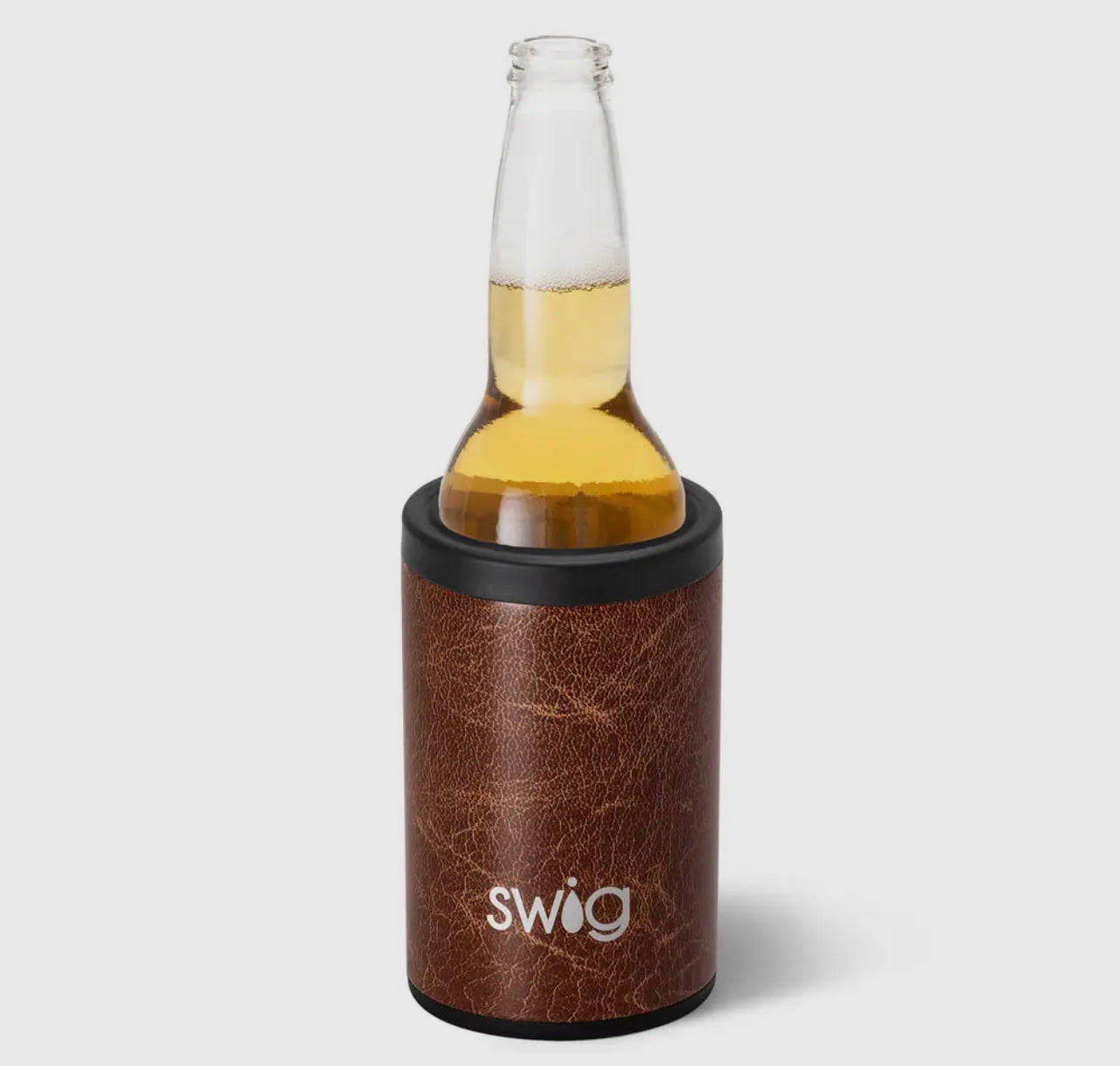 SWIG LEATHER CAN + BOTTLE COOLER