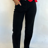 RISEN - BLACK HIGH RISE JEANS