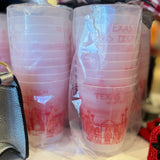 TEXAS TECH SHATTERPROOF CUPS - SET OF 10