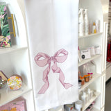 KITCHEN TOWEL BLUSH BOW